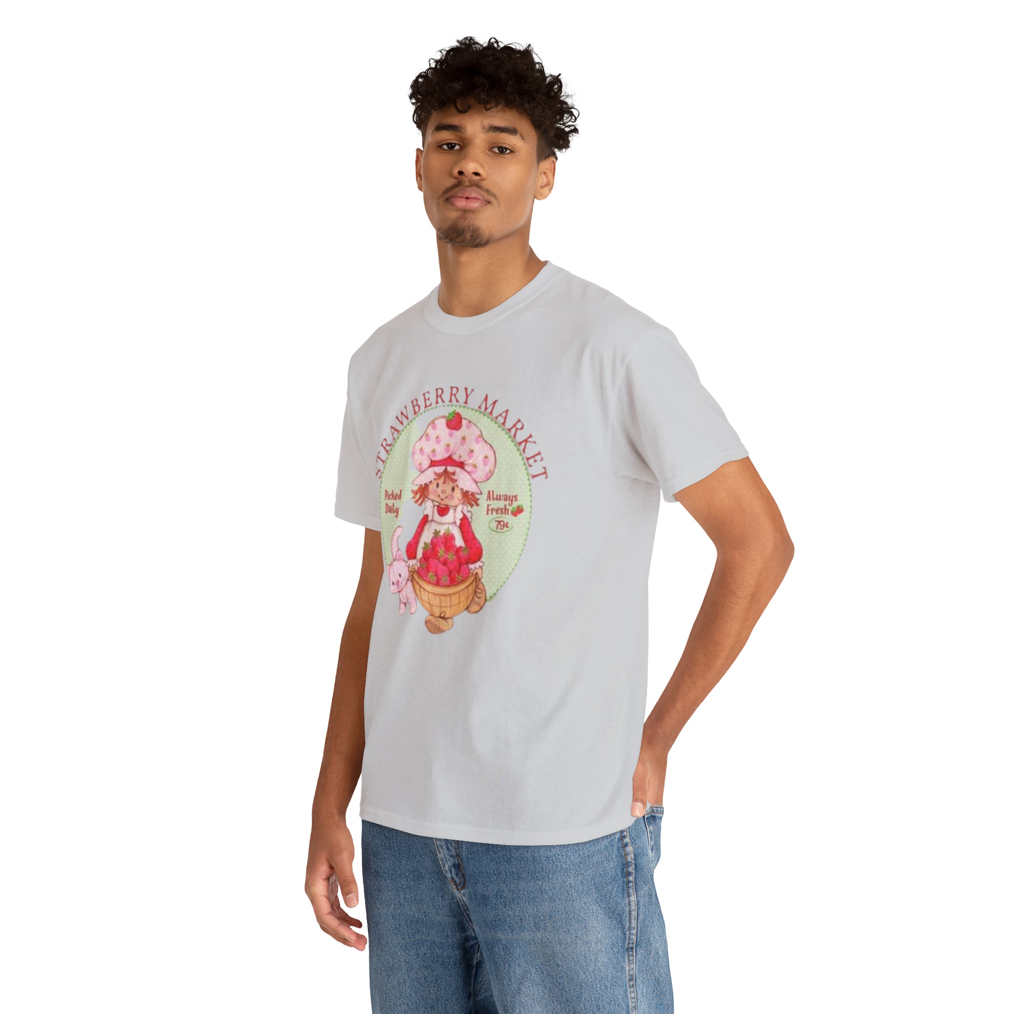 Strawberry Shortcake-  Unisex Heavy Cotton T-Shirt - Creations by Chris and Carlos